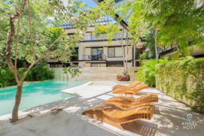 Nature-embracing studio with alluring pool onsite